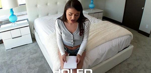  HOLED - Step-brother pounds student Adria Rae&039;s asshole